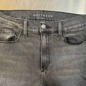 Mott & Bow MOM ALLEN Jeans Gray SIze 26 X 28